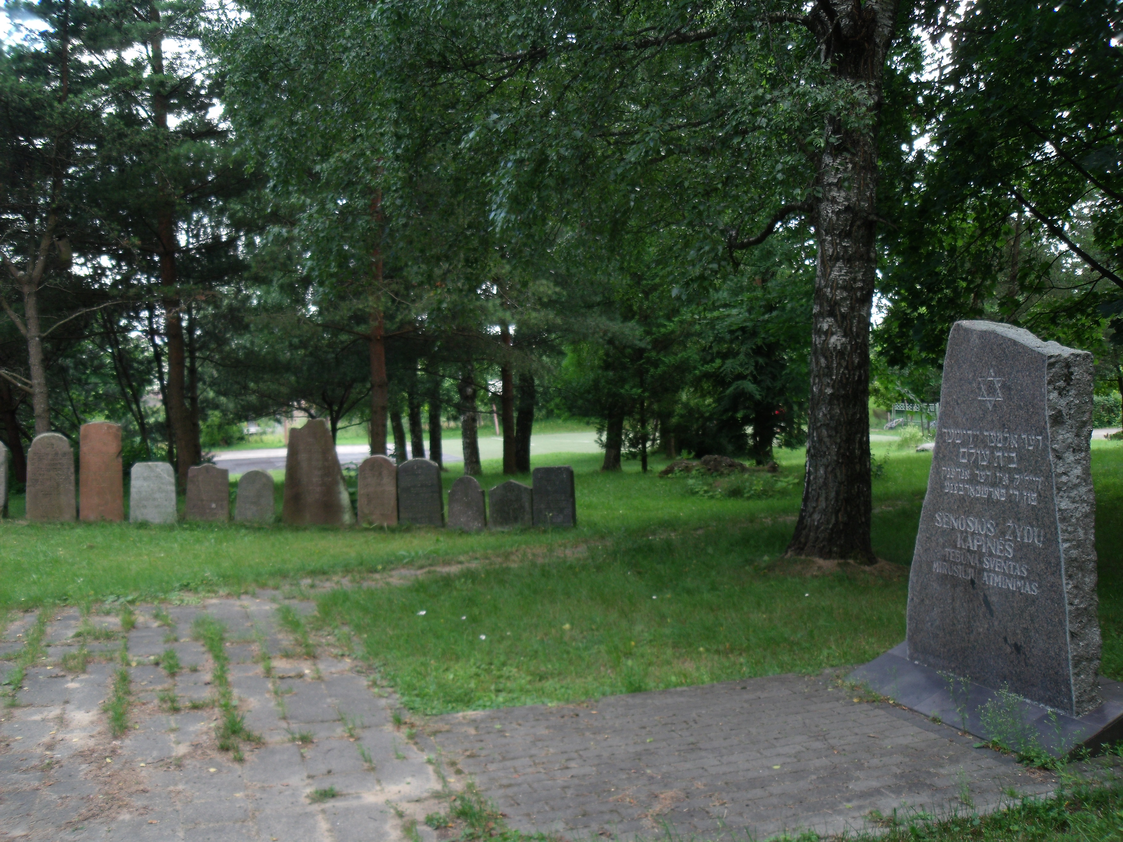 現在人口の２万人のプルンゲ市のユダヤ人の墓地の跡。